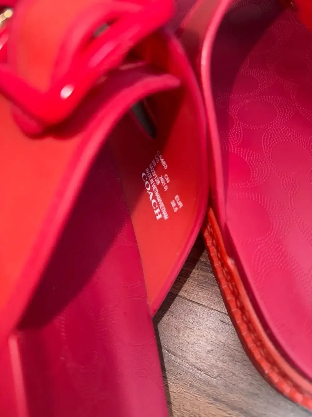 Coach Lucy Platform Rubber Sandal